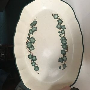 Noel pie plate platter